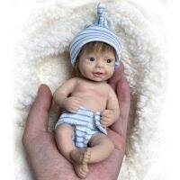 【YF】 6 Inch Palm Dolls Soft Solid Silicone Bebe Reborn Handmade Lovely Stress relief toys Pеборн Cиликоновый