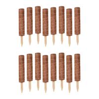 16PCS Gardening Plant Support Connecting Coir Totem Pole Vines Climbing Plant Support Stakes Connector Agriculture Tools