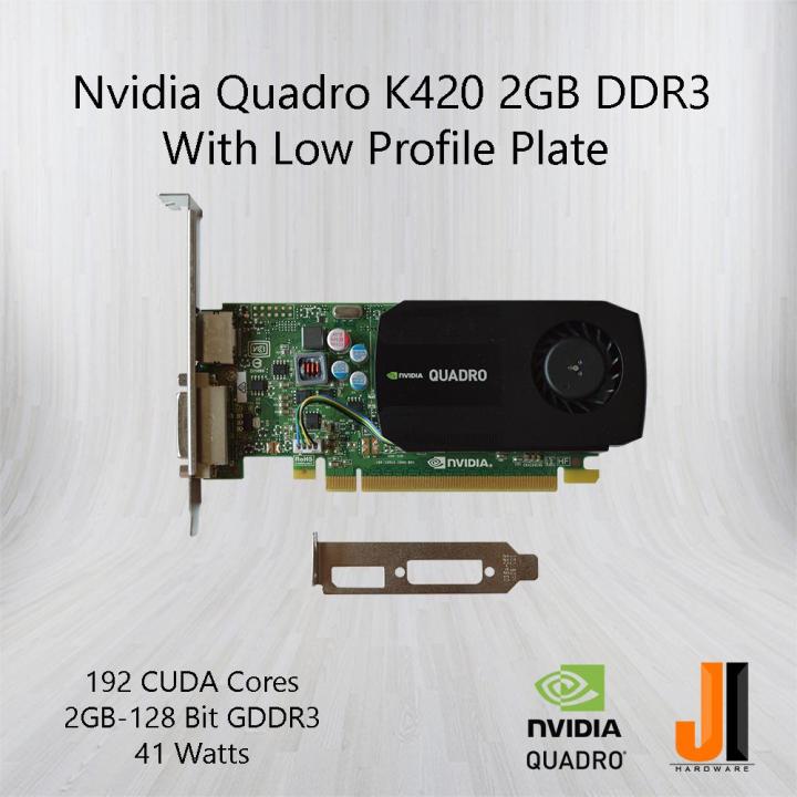 nvidia-quadro-k420-with-low-profile-plate-2gb-ddr3-มือสอง
