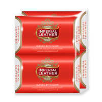 Imperial Leather Classic Bar Soap Red Color Size 100 g. Pack of 4.อิมพีเรียล เลเธอร์ คลาสสิค สบู่ก้อน สีแดง ขนาด 100 กรัม แพ็ค 4 ก้อน