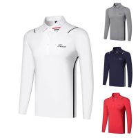 ANEW♧℡ Titleist Golf clothing mens long-sleeved quick-drying breathable clothes outdoor sports leisure stretch golf jersey T