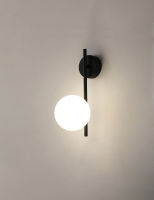 Modern Minimalist Wall Sconce Lamp Bedside Lamp Creative Personality Nordic Decoration Glass Ball Led Interior Lighting