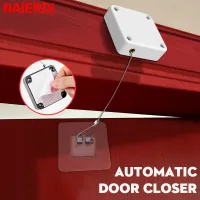 NAIERDI Punch-free Automatic Sensor Door Closer Automatically Close 500g-1000g Tension Soft Close Furniture Hardware Cleaning Tools