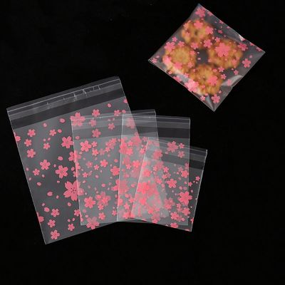 【YF】✼﹊  100Pcs Pink Blossoms Self-Adhesive Wedding Cookie