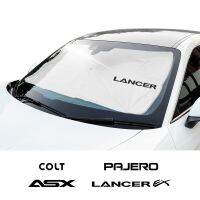 ร่มกันแดดแบบที่บังแดดกระจกบังลมสำหรับ Lihualin22อุปกรณ์เสริมในรถ Pajero ASX Lancer Colt