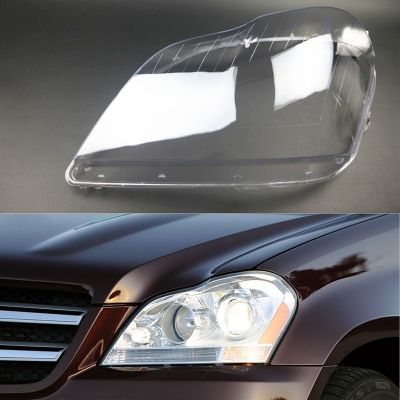 1PCS Car Headlight Lens Head Light Lamp Cover Shell for Mercedes Benz X164 GL350 GL400 GL450 GL500 2006-2011