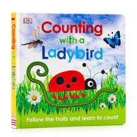 DK follows Ladybug to learn to count childrens mathematics enlightenment picture book counting with a Lady Bird English original picture book digital enlightenment cognition early education book paper board book DK childrens book series