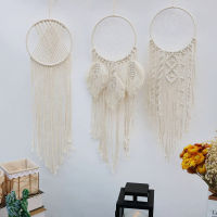 [Foocome]Macrame Dream Catchers Decor Macrame ทอโบฮีเมียนอร์ดิกแขวนผนังห้องนอนตกแต่งบ้านเนอสเซอรี่เครื่องประดับ