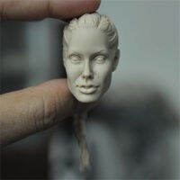 Unpainted 16 Scale Game Ver. Angelina Jolie Head Sculpt รุ่นสำหรับ Action Figure ตุ๊กตาทหารอุปกรณ์เสริมภาพวาด Exercise