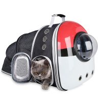 ♤◇✎ Pet Supplies Cat Backpack Takeaway Portable Extended Pet go Hiking Folded Breathable Comfortable Puppy Backpack