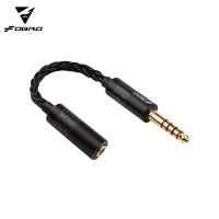 8 Core No-Oxygen Copper Silver-plated Connector Carbon Fiber Adapter Male Conversion Cable Earphone Balanced Stereo Audio Cable  Cables