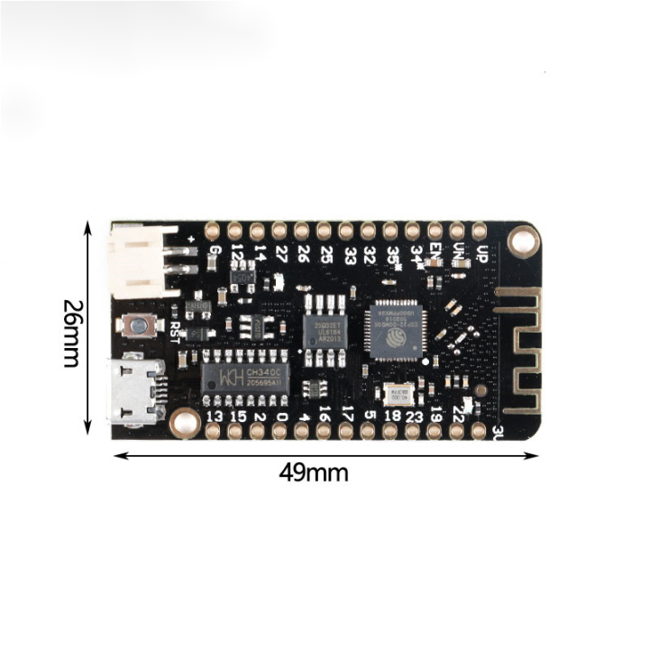 คณะกรรมการพัฒนา-esp32คณะกรรมการสาธิต-rev1-wifi-wifiless-โมดูล4mb-แฟลช-micropython-micro-usb-อินเตอร์เฟซ