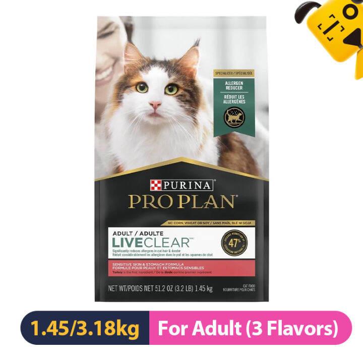 Purina Pro Plan LIVECLEAR Allergen Reducing Cat Food Chicken Turkey