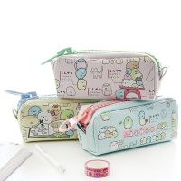 【CW】 Stationery Pencil Case with Big Zipper Cute Pencil Pouch Large Capacity Pen Bag for Student School Office Supplies