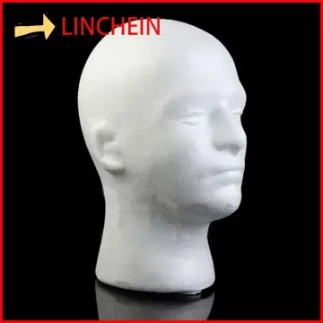 NQSW Glasses Display Stand Hairpieces Stand Holder Female Head Model Dummy  Foam Mannequin Styrofoam Mannequin Head Foam Wig Head Head Model