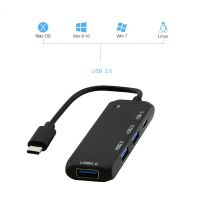 CHYI 4พอร์ต USB-C Usb Type C 3.1ฮับ2.0หลายพอร์ตแบบพกพา Hab Usb S Plitter มินิมาร์ทโฟน Accossories สำหรับคอมพิวเตอร์ Macbook