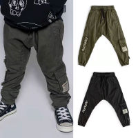 Kids Pants 2022 Spring Harem Pants Girls Boys Casual Bottoms Kids Cargo Pants Girl Clothes 2~14 Years Old Teen Girls Clothing