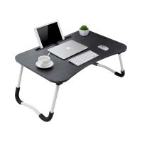 Foldable Laptop table/mini Desk Study Table （BLACK）60*40*28CM