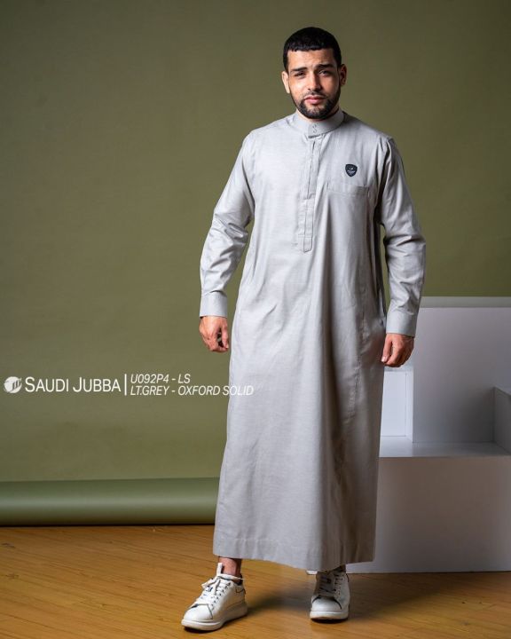 SAMASE Jubba Jubah Saudi U092P Baju Gamis Pakaian Sholat Pria Dewasa ...