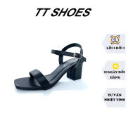 Sandal Cao Gót 5 Cm Da Mờ TT Shoes Mũi Vuông SON02