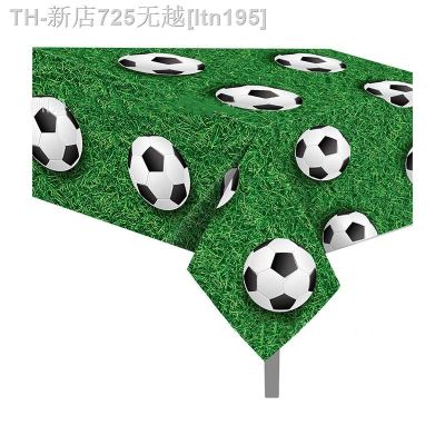 【CW】❃  Football Birthday Disposable Tablecloth Tableware Sets Kids Boys Happy Soccer Supplies