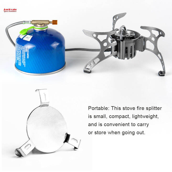 COD Universal Stove Fire Separator Portable Camping Stove Flame Cover