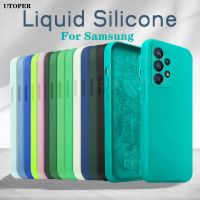 【LZ】 Official Square Liquid Silicone Case for Samsung Galaxy S21 S20 S22 Ultra Plus FE A73 A71 A53 A52 A51 A33 A32 A31 4G 5G Cover