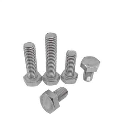 100PCS DIN933 M1.6 M2 M2.5*6/8/10/12 External Hex Hexagon Head Screws with Full Thread hex bolt Nails Screws Fasteners