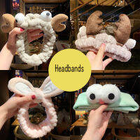 Hot Plush Headbands แถบคาดศีรษะยืดหยุ่นผู้หญิง Make Up Wash Headband Headwear Hairband ผม Hoop Turban อุปกรณ์เสริมผม Bandanas