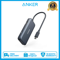 Anker ฮับ USB C,อะแดปเตอร์4-In-1 USB C พร้อม4K USB C เป็น HDMI, 2 USB 3.0พอร์ต,ชาร์จพอร์ตจ่ายไฟ60W