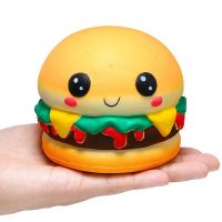 Jumbo Kawaii Burger Squishy Slow Rising Creative Cream Scent Soft Decompression Squeeze Toy Stress Relief Fun Kid Baby Gift Toy