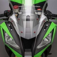 ที่ครอบกระจกข้างรถยนต์สำหรับ Kawasaki ZX-10R ZX-6R NINJA 400 Ninja400 ZX10R/6R รถจักรยานยนต์ CNC แบบรูกระจกบังลม