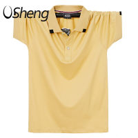 VSheng 2022เสื้อยืดคอปกไซส์ใหญ่สำหรับผู้ชายเสื้อโปโลแนวธุรกิจลำลองขนาดใหญ่พิเศษ M ถึง6XL เสื้อโปโลผู้ชายแนวสปอร์ต