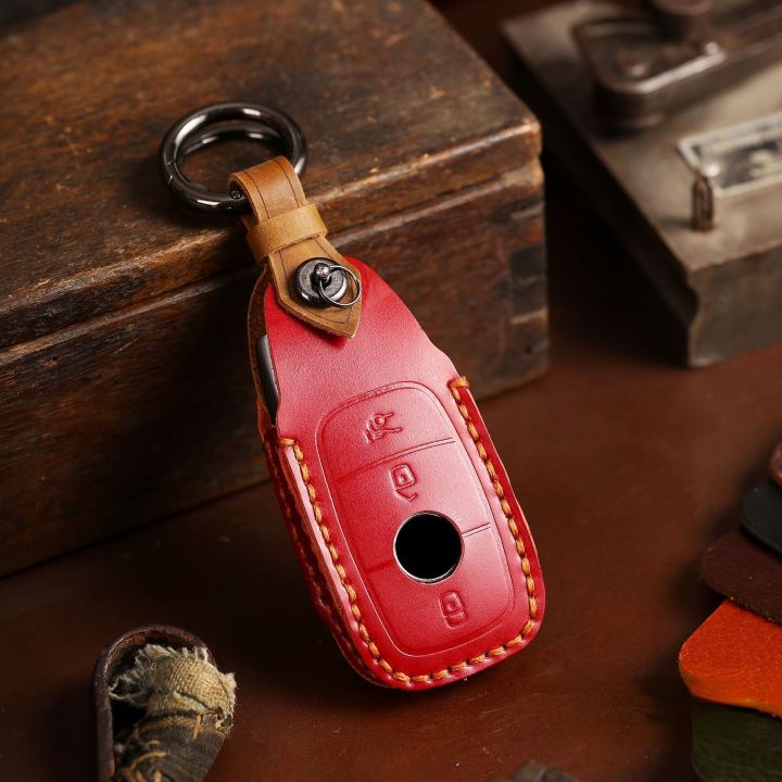 leather-car-key-pouch-case-cover-car-accessories-for-mercedes-benz-e200-e400-s560-c260-a200-c260l-keychain-holder-keyring-fob