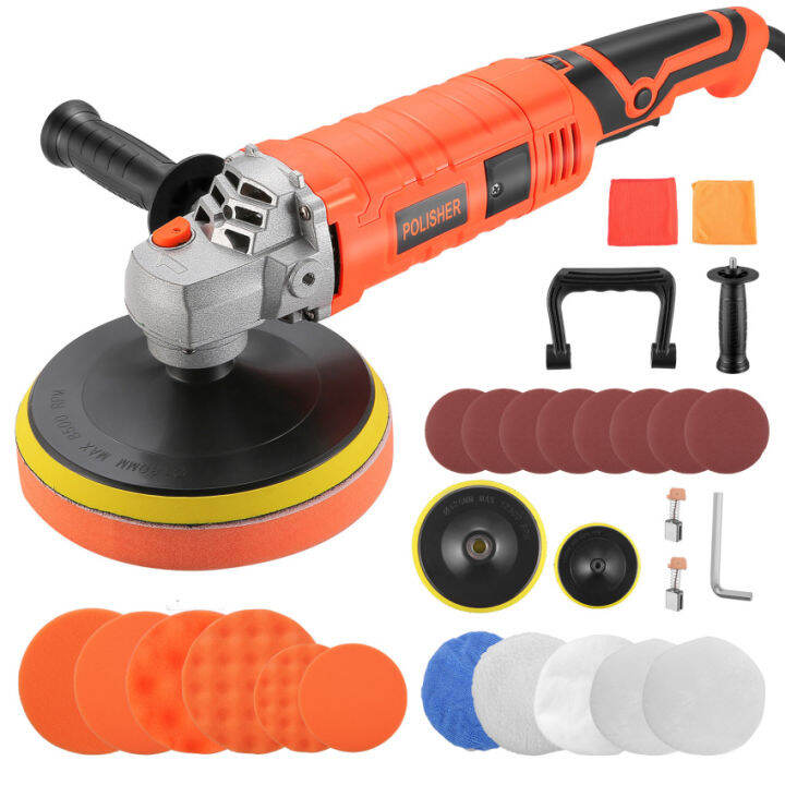 Electric Car Polishers and Buffers KitRotary Car Polisher Wax Machine7