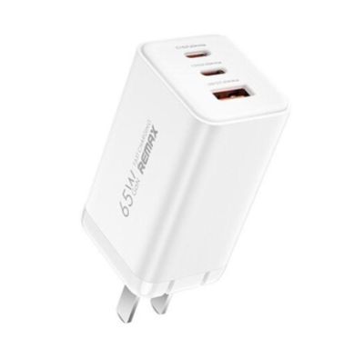 อะแดปเตอร์ชาร์จไฟ USB Charger PD Fast RP-U31 (65w,สีขาว)