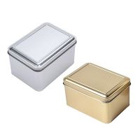 Mini Tin Plate Storage Box Candy Can Jewelry Holder Jar Coin Earrings Headphones Storage Box Home School Portable Candy Box Storage Boxes