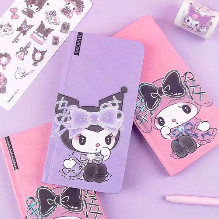 2023 Kawaii Sanrio Kuromi My Melody Notebook Anime School Supplies ...