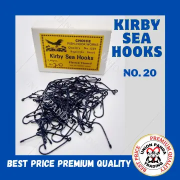 100PCS Saltwater Fishing High Carbon Steel Offset Hooks Kirby Sea