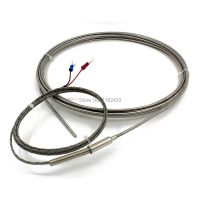 Special Offers FTARP08 K Type 1.5M Metal Screening Cable 6000Mm 6M Flexible Probe Thermocouple Temperature Sensor Diameter