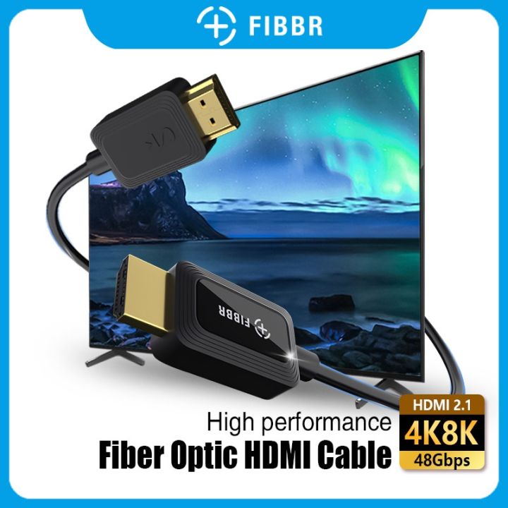 eARC Fiber Optic HDMI Cable, 8K/144Hz, 48Gbps