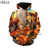 2023 NewCLOOCL Naruto อะนิเมะญี่ปุ่น Hoodies 3D พิมพ์ผู้ชายผู้หญิง Casual Streetwear Tops