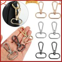 PEANSEA 1pcs ฮาร์ดแวร์ DIY พวงกุญแจ อุปกรณ์เสริมกระเป๋า ตะขอ กุ้งก้ามกราม ปลอกคอ Carabiner Snap สายรัดกระเป๋า