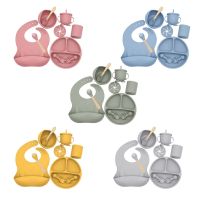 【CW】 Baby Silicone Feeding Set