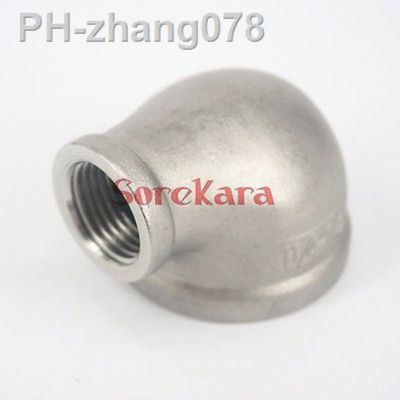 1-1/4 BS To 1/2 BSP Female 304 Stainless Steel Reducing Elbow Connector Pipe Fitting water oil air