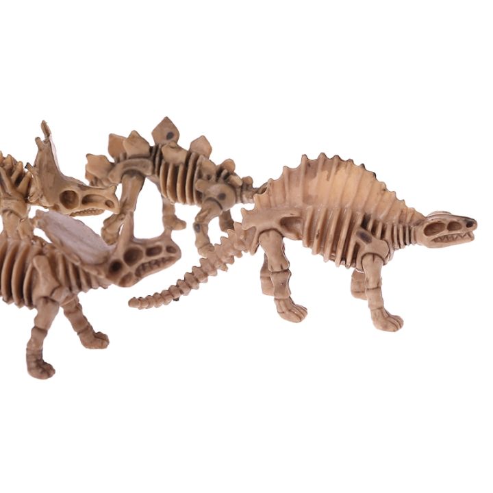 12ชิ้นโครงกระดูกไดโนเสาร์ฟอสซิลสารพันกระดูกตัวเลขของเล่นเด็กของขวัญคริสต์มาส