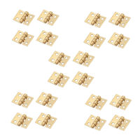 20 Pcs 2 Points Craft Box บานพับโลหะขนาดเล็ก Miniature Cabinet Furniture Accessories 10*8Mm Small Hinge