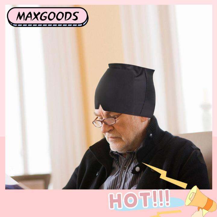 MAXG Flexible Hot Cold Therapy Ice Compress Cold Compress Hood Headache Relief Hat Headache