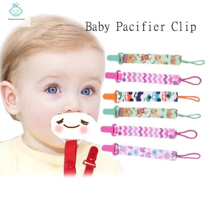 SFFGF Baby Child Soother Cartoon Dummy Teether Antidrop clip Pacifier