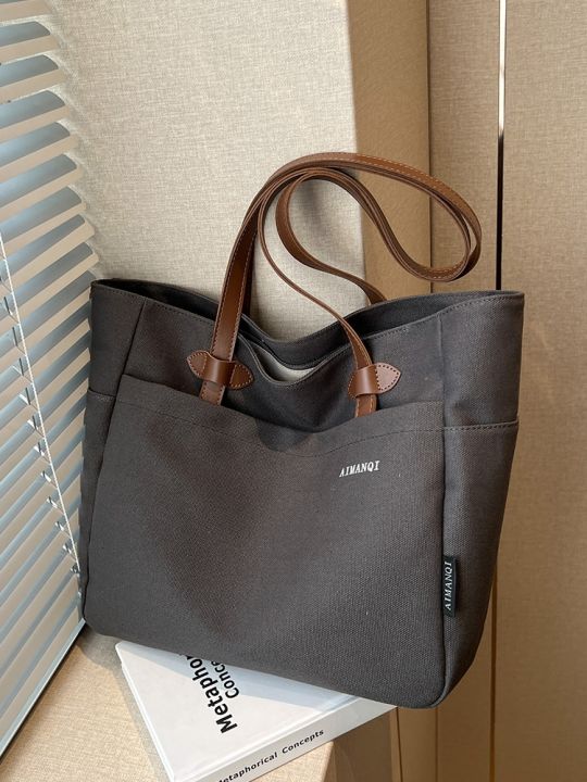 LASGO High-end large bag women 2023 new spring and summer all-match handbag  popular this year large-capacity commuter tote bag